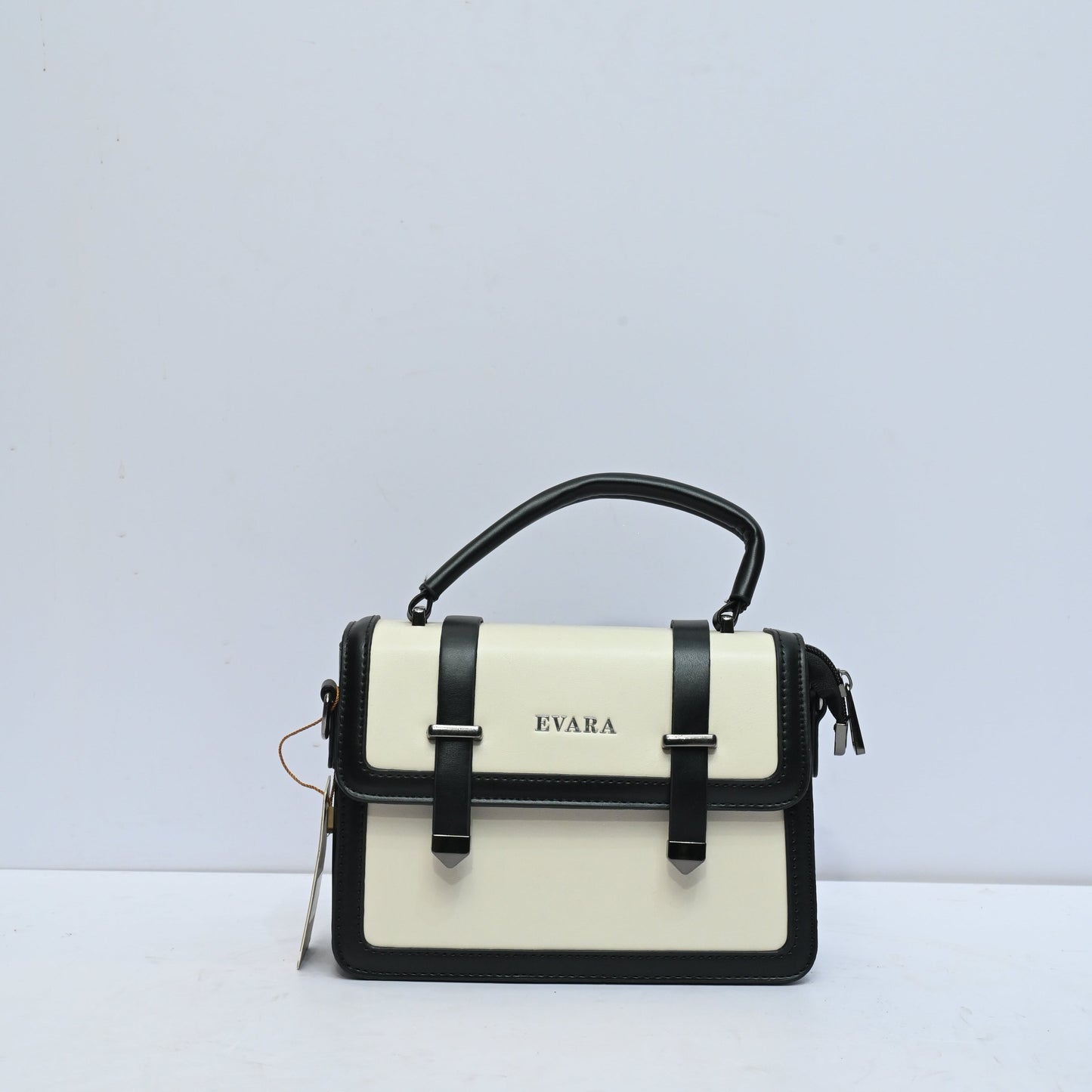 Elegant Structured Handbag with Statement Buckle for Women Featuring Premium Design and Spacious Interior