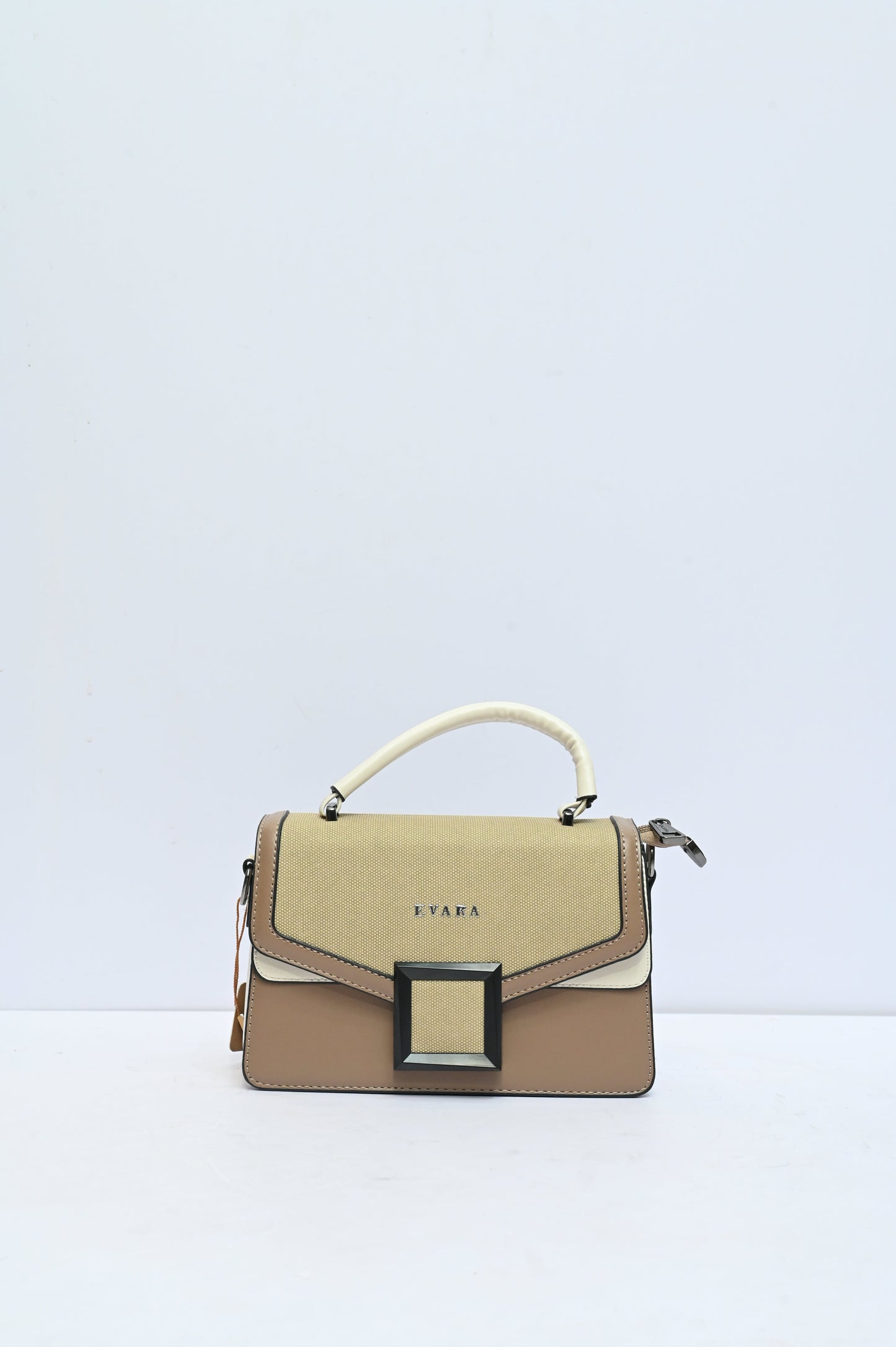 Elegant Structured Handbag with Statement Buckle for Women Featuring Premium Design and Spacious Interior
