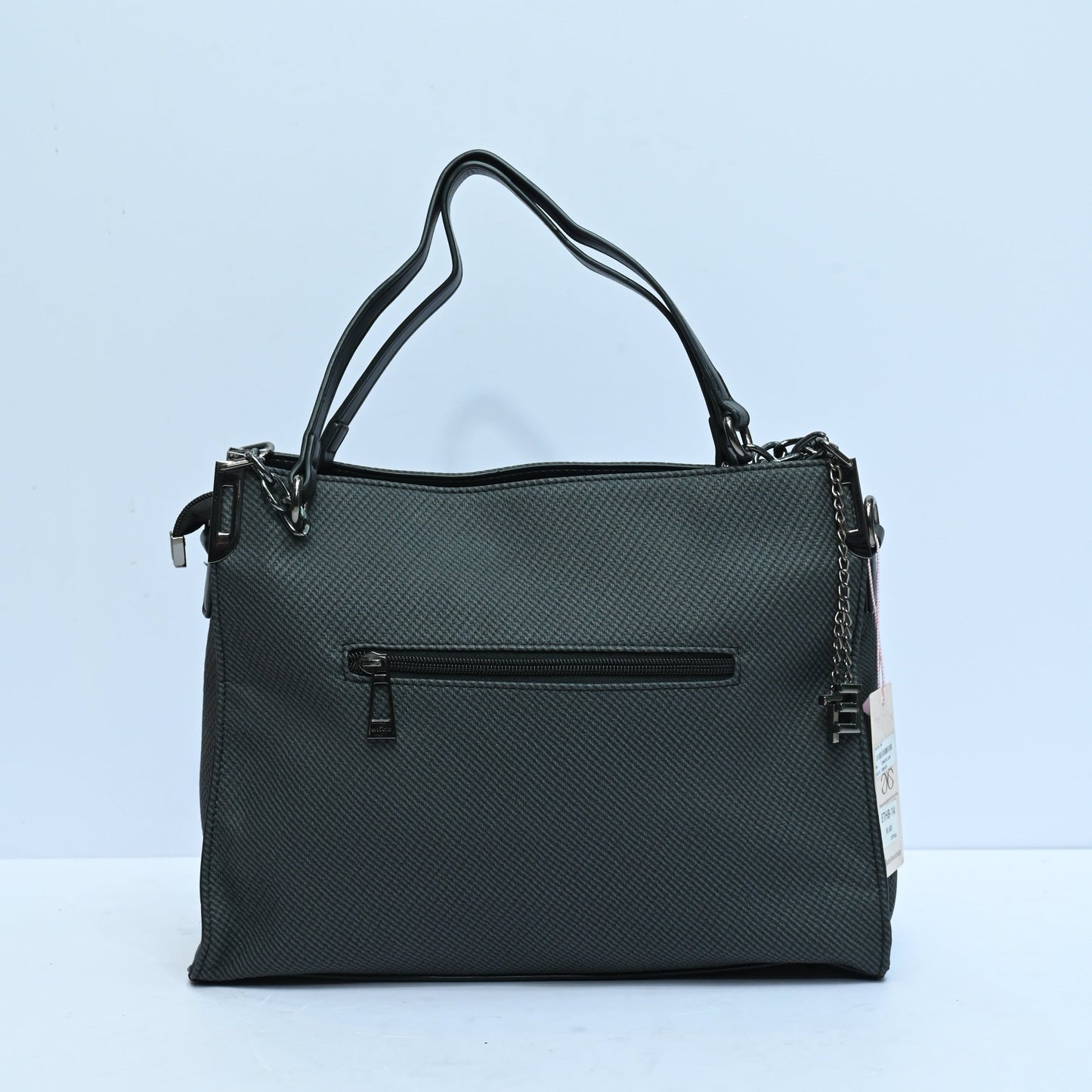 Elite Everyday Carryall Hand Bag for Women in Deep Teal with Spacious Interior and Front Zip Pocket