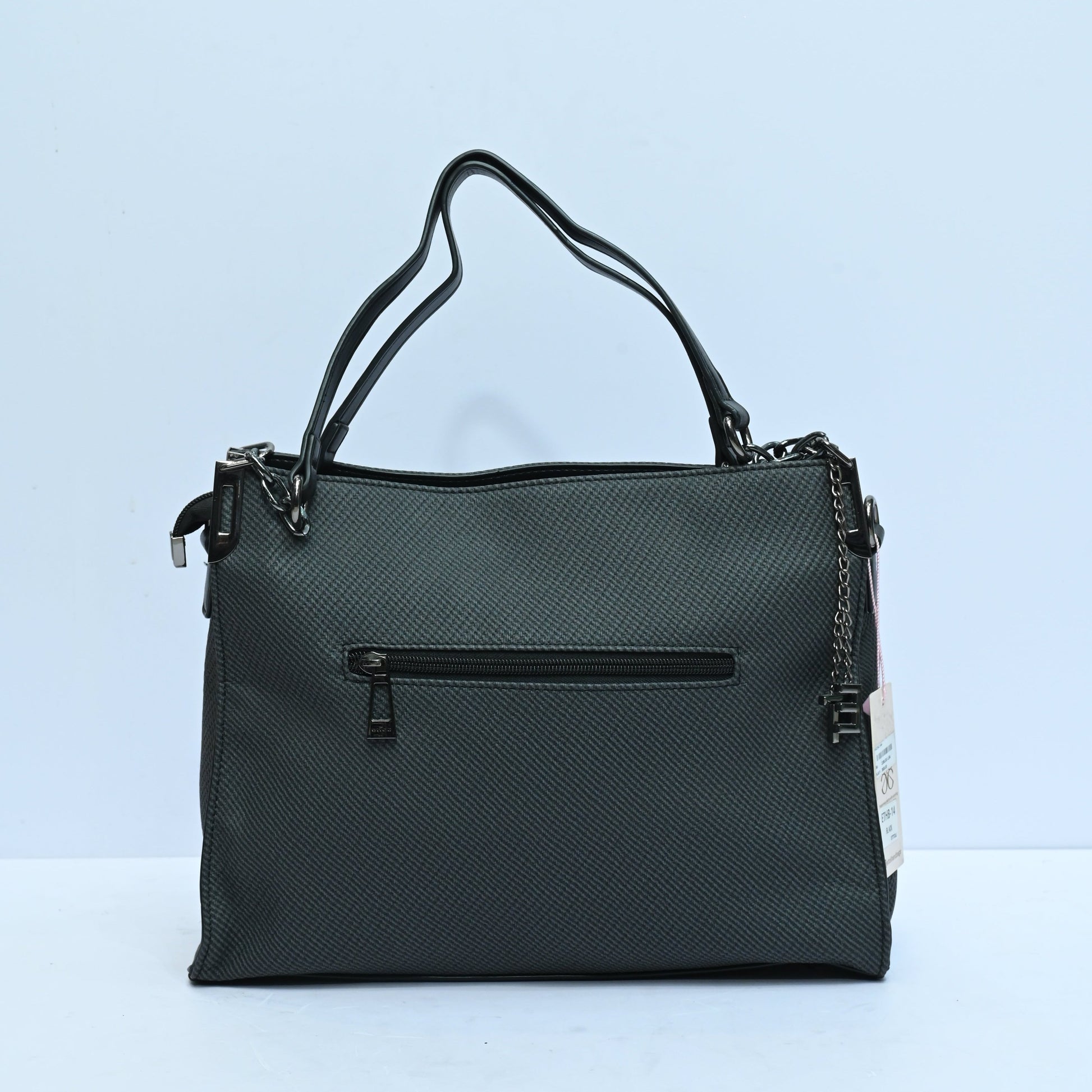Elite Everyday Carryall Hand Bag for Women in Deep Teal with Spacious Interior and Front Zip Pocket