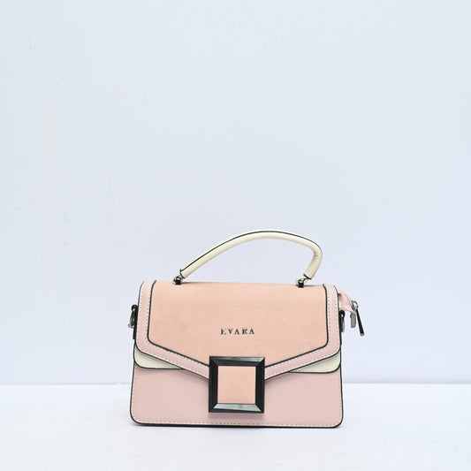 Elegant Structured Handbag with Statement Buckle for Women Featuring Premium Design and Spacious Interior