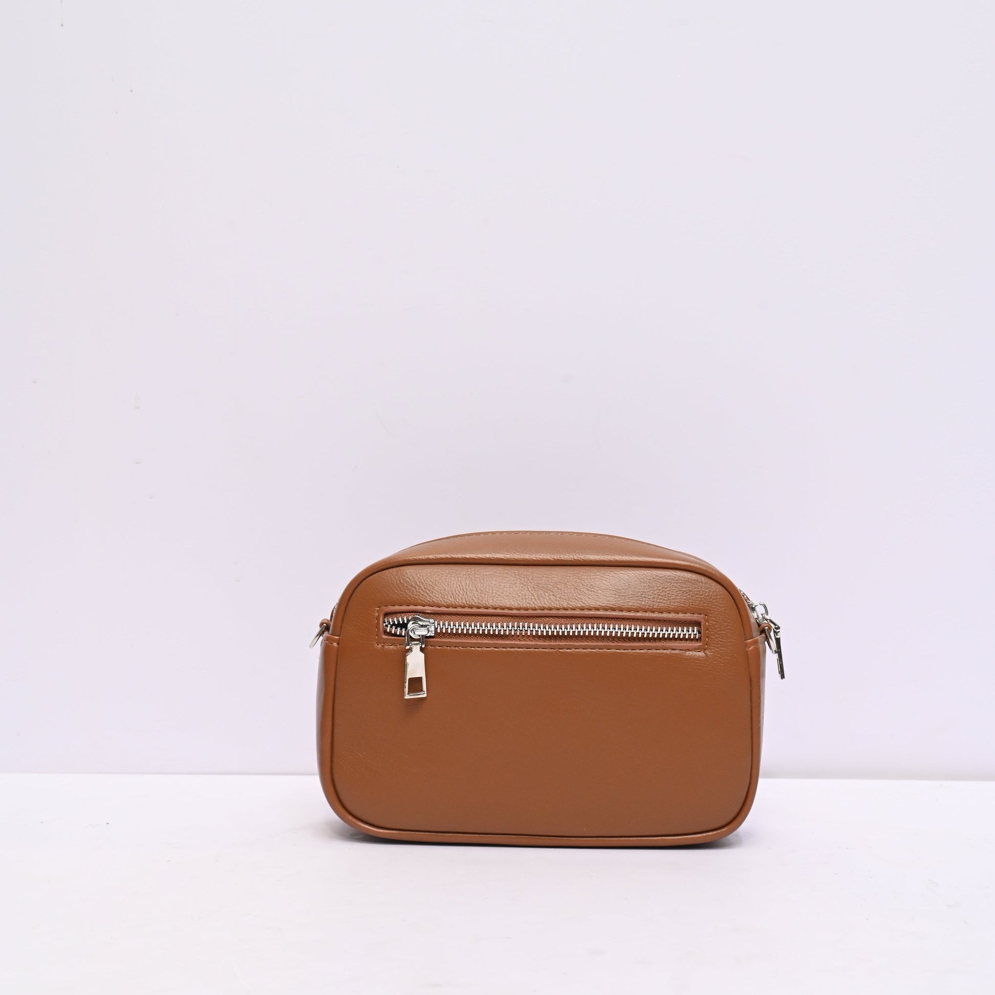 Everyday Essential Sling Bag for Women in Tan Brown with Adjustable Shoulder Strap