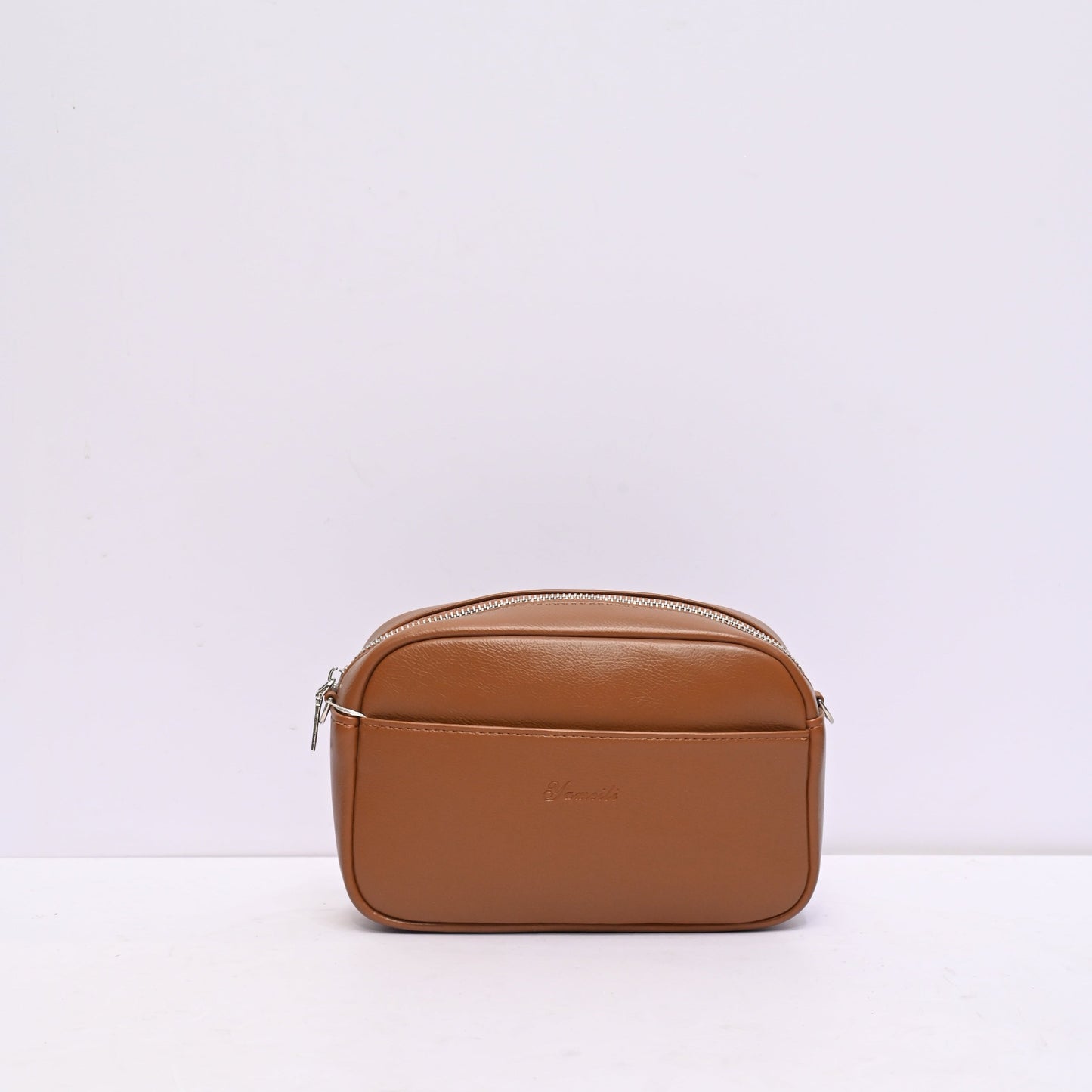 Everyday Essential Sling Bag for Women in Tan Brown with Adjustable Shoulder Strap