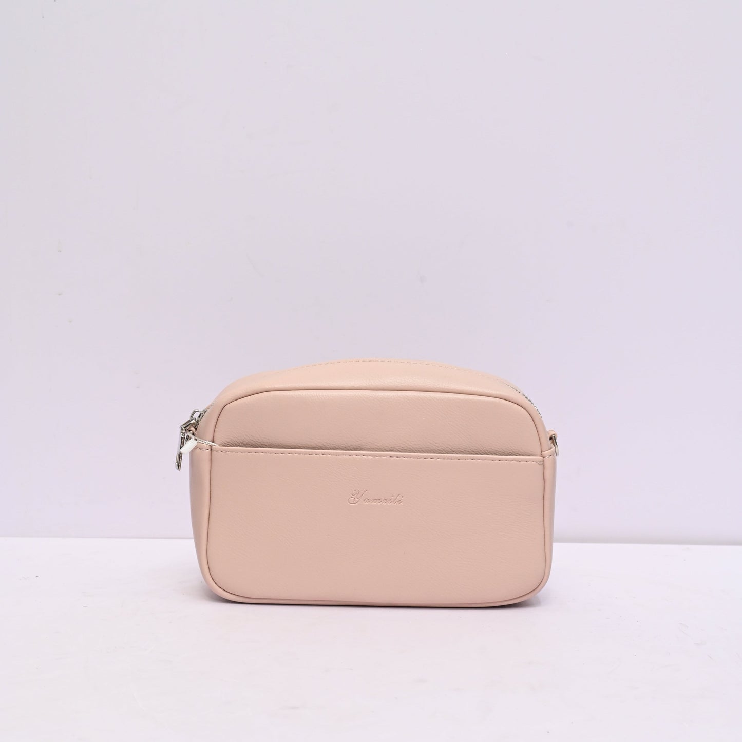 Everyday Essential Sling Bag for Women in Tan Pink with Adjustable Shoulder Strap