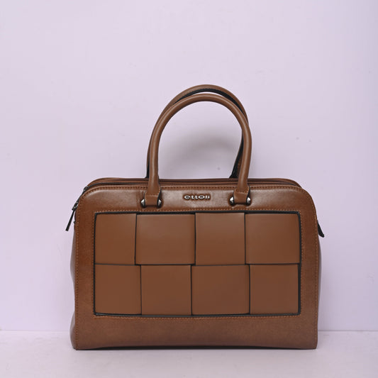 Premium Top Handle Satchel Handbag for Women with Structured Design and Spacious Interior