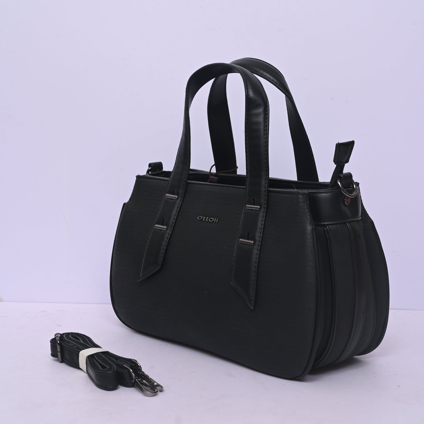 Vintage Style Large Capacity Handbag with Top Handles for Women Featuring Spacious Interior and Classic Design