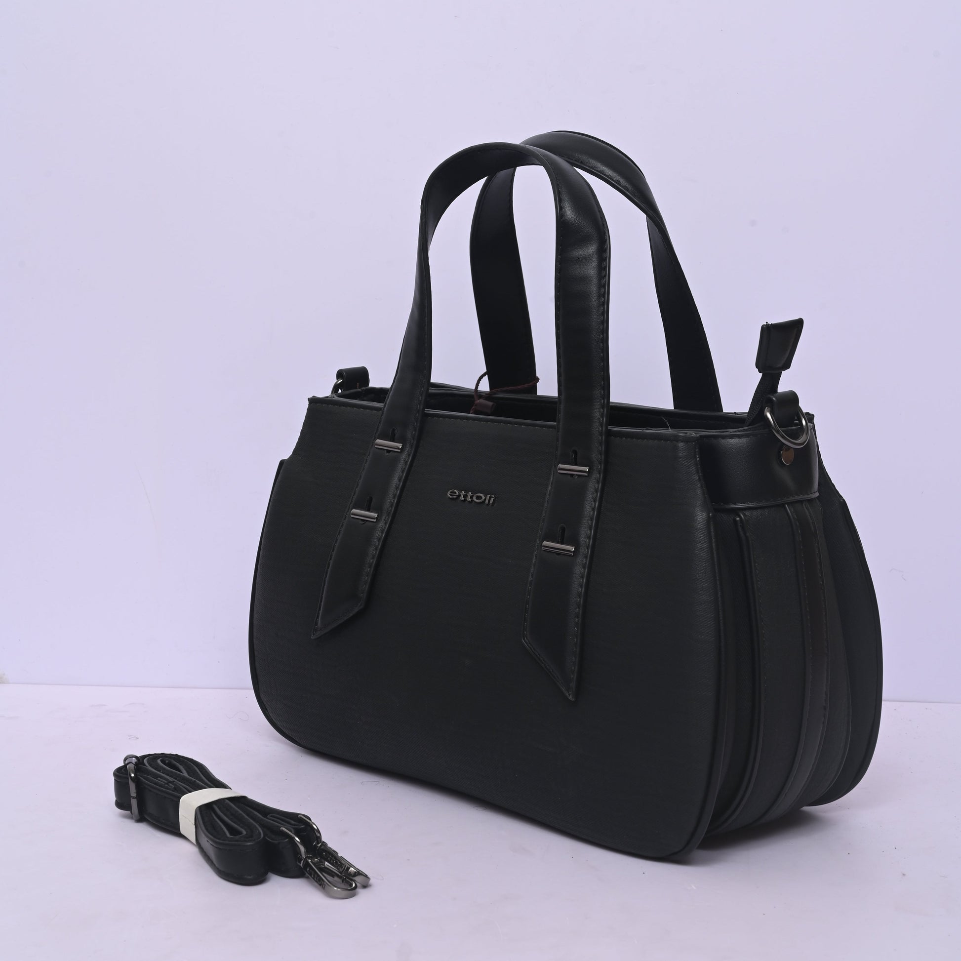 Vintage Style Large Capacity Handbag with Top Handles for Women Featuring Spacious Interior and Classic Design