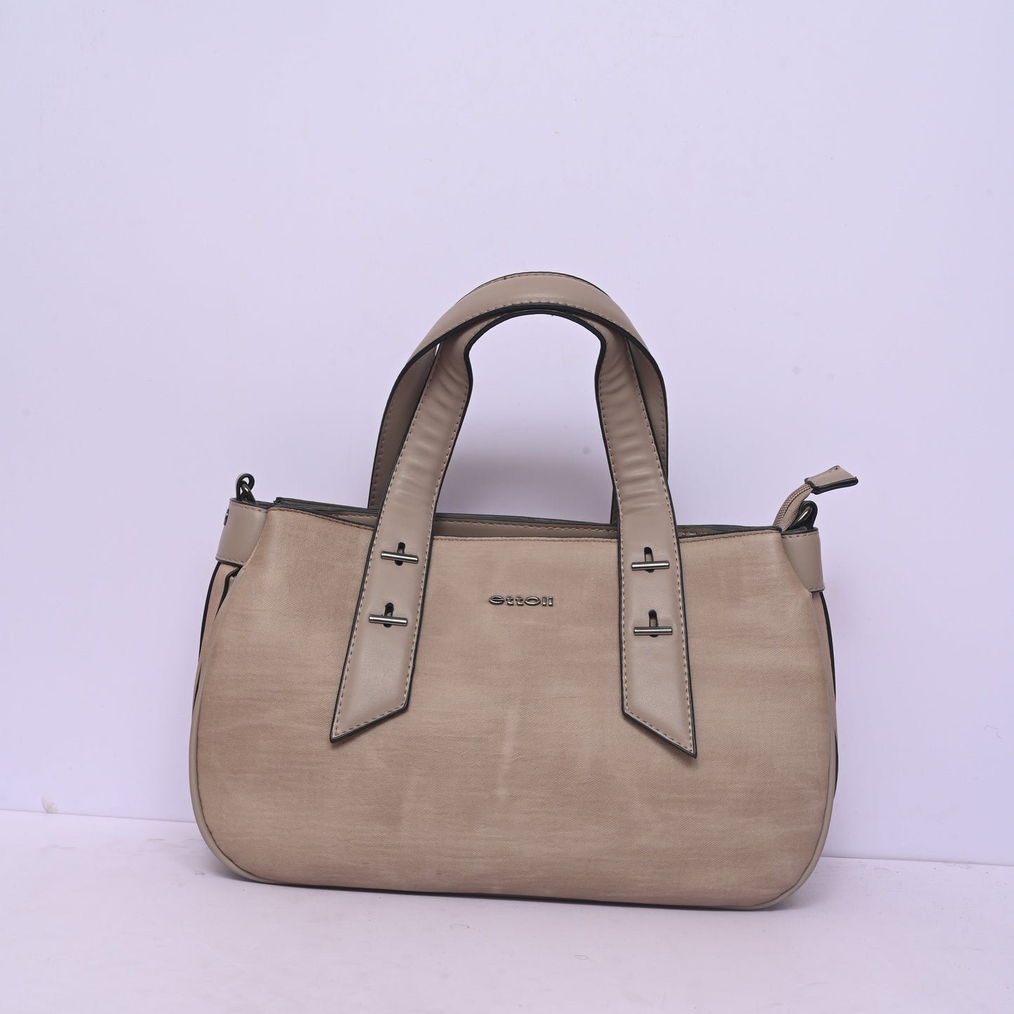 Vintage Style Large Capacity Handbag with Top Handles for Women Featuring Spacious Interior and Classic Design