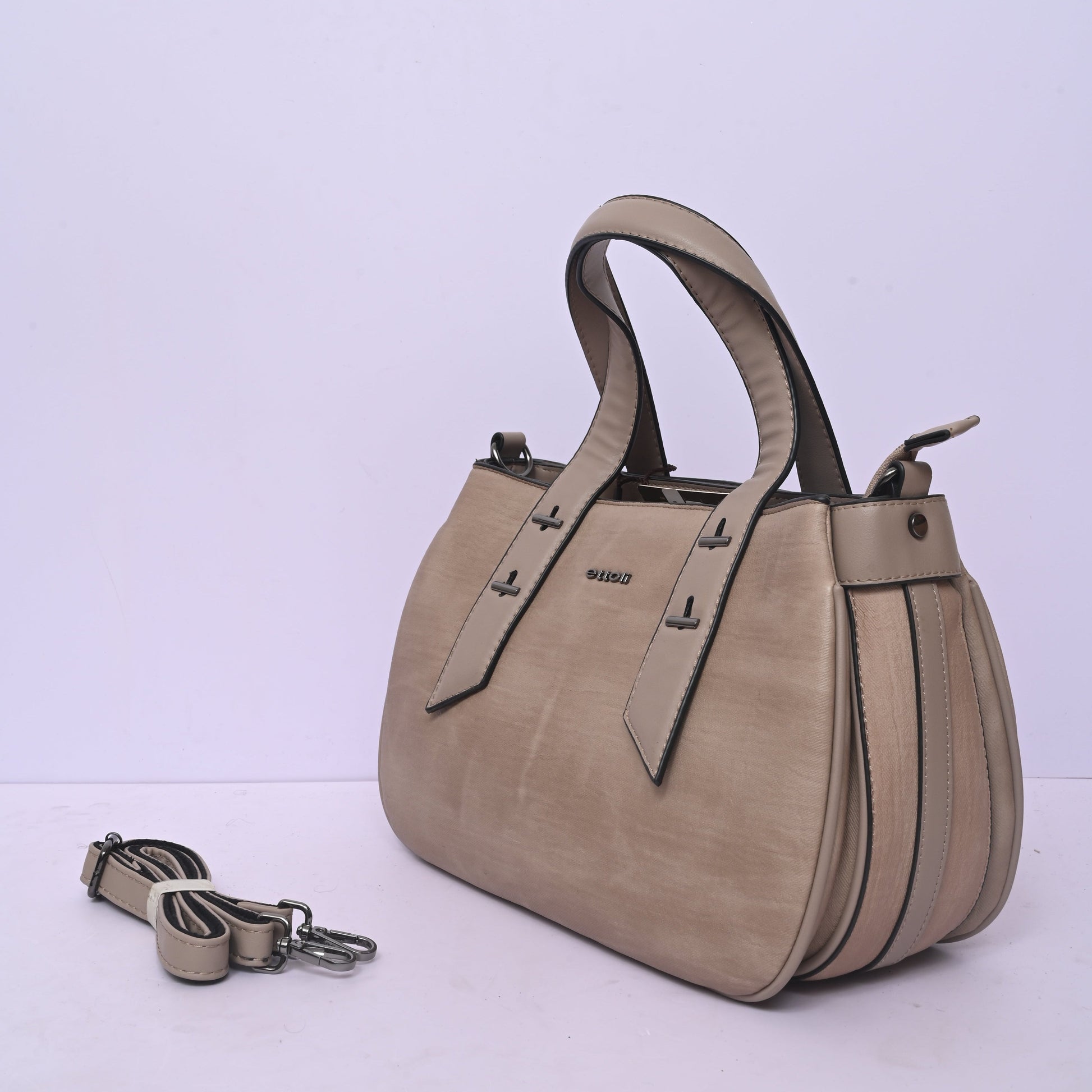 Vintage Style Large Capacity Handbag with Top Handles for Women Featuring Spacious Interior and Classic Design