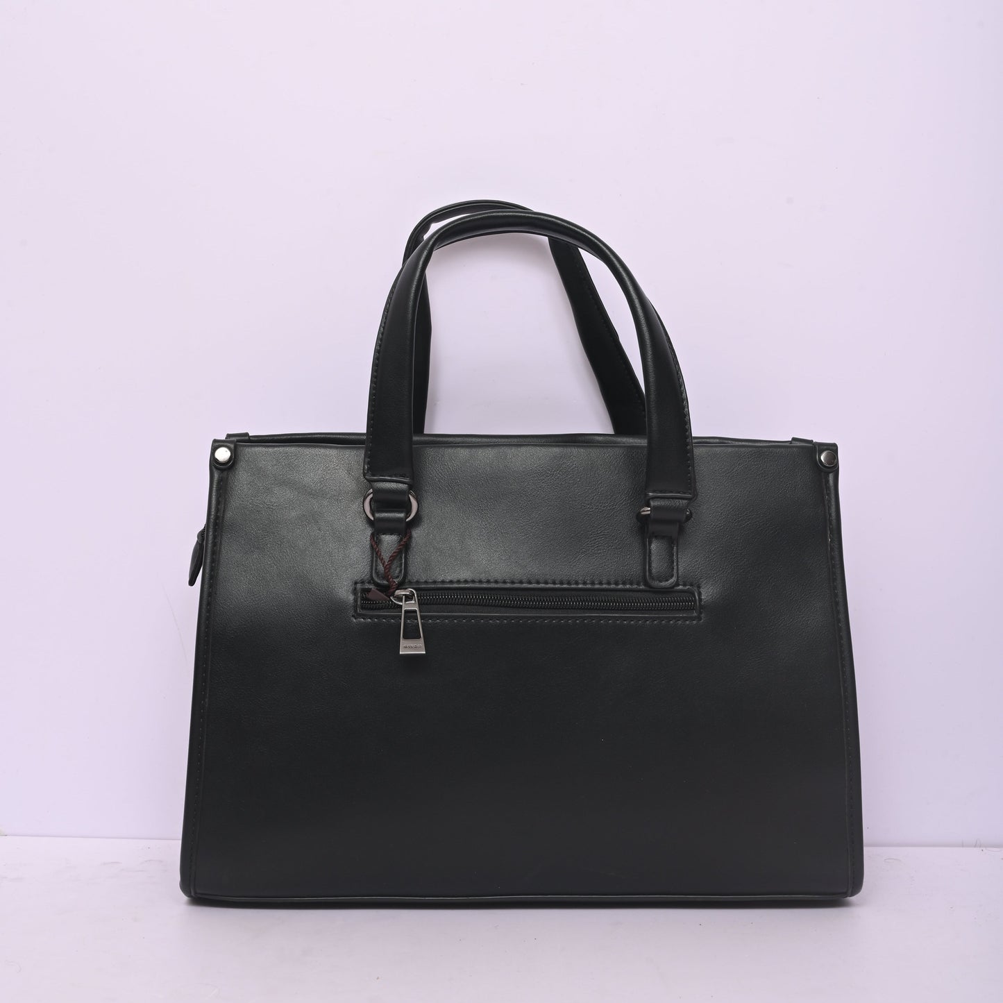 Woven Top Handle Tote Bag for Women in Black with Spacious Interior and Elegant Woven Design