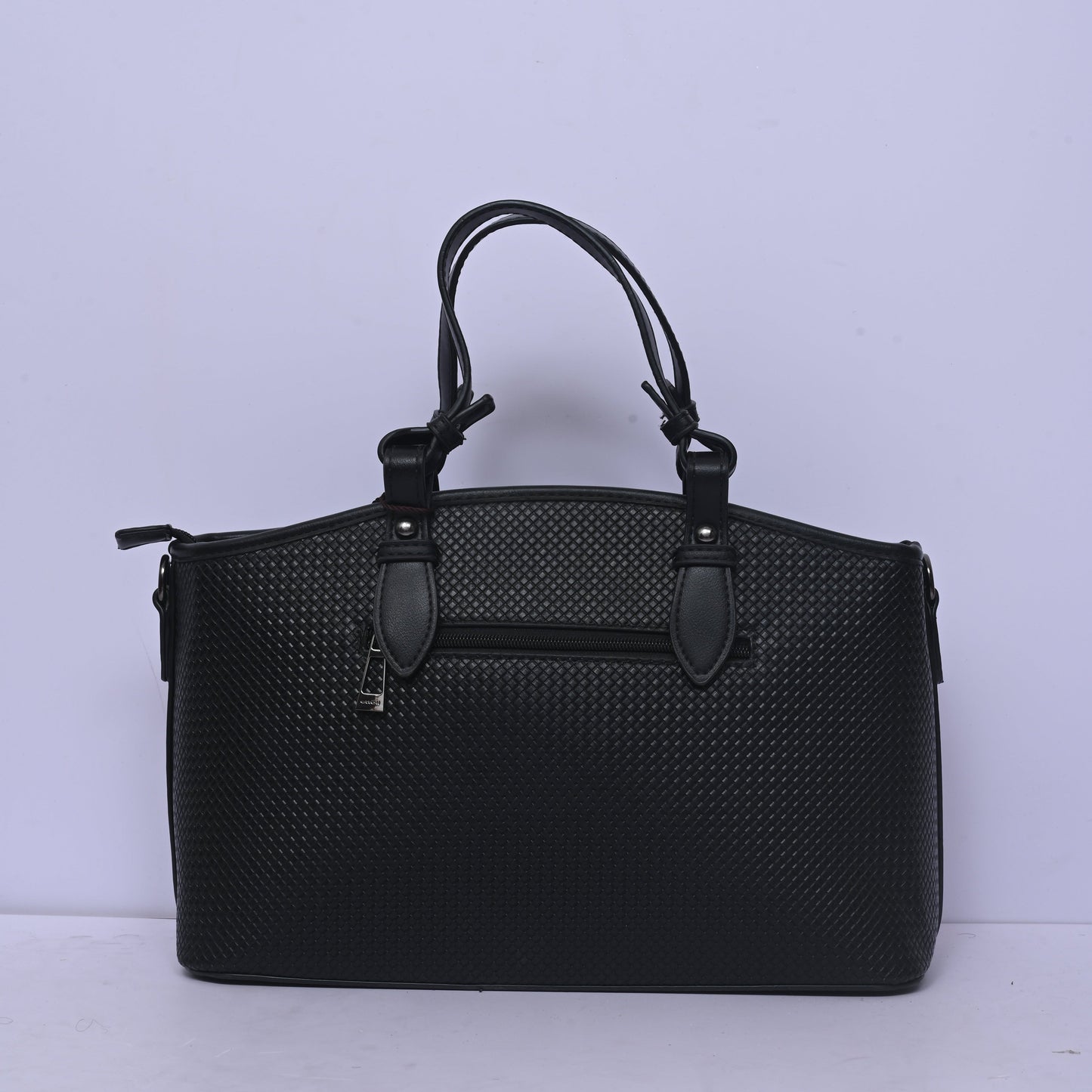 Woven Tote Bag for Women in Brown with Spacious Interior and Elegant Woven Texture